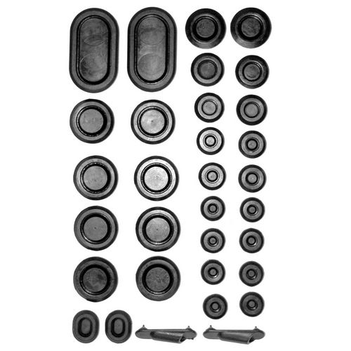 1964 1965 1966 Mustang Rubber Plug Kit 32 Pieces
