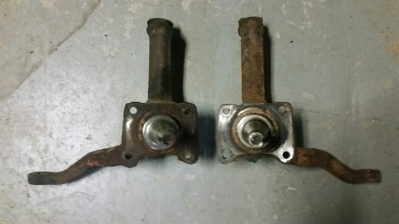 1965 1966 Mustang Front Disc / Drum Brake Spindle (s) pair
