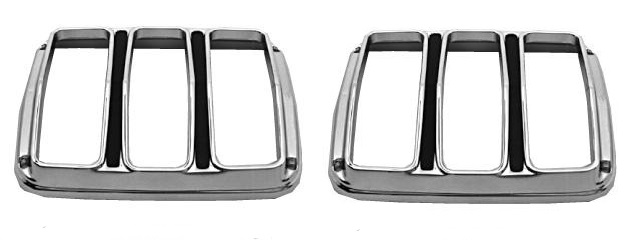 1964 1965 1966 Mustang Tail Light Bezels (Concours, Pair)