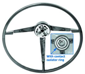 1965 1966 Mustang Standard Black Steering Wheel
