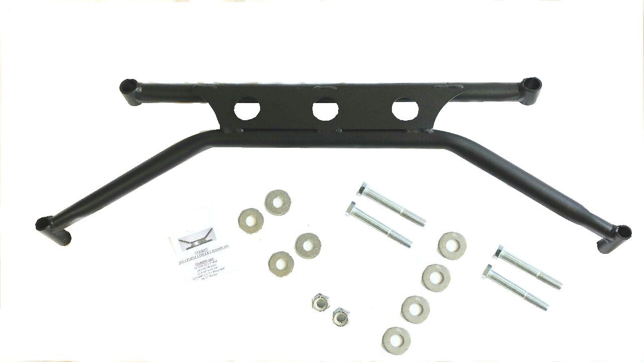 1979 - 1993 Mustang Coupe & Hatchback Lower Chassis Brace w/Attaching Hardware
