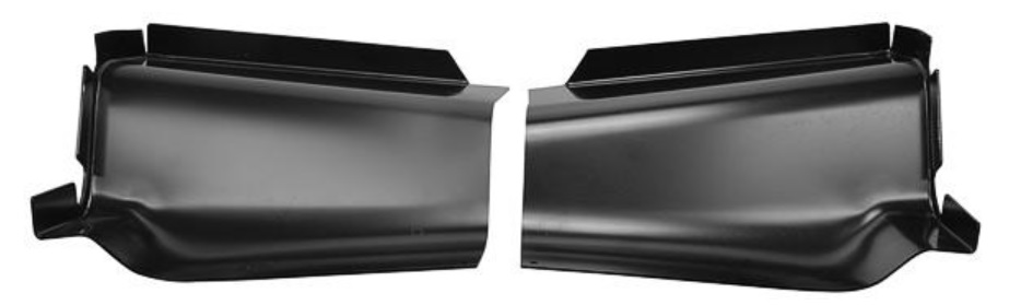 1965 - 1970 Mustang Coupe Fastback Torque Box Rear Top Plate Pair