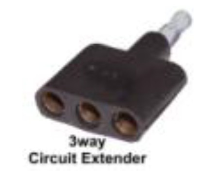 3way Circuit Wiring Expander - 1 male in 3 female out - Best on the Market - USA - New