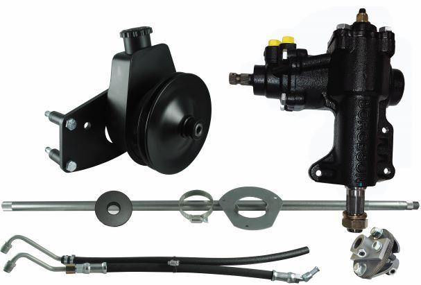 Power Steering Conversion Kit for 1965 1966 Mustang SBF V8 with Manual Steering 14:1 Quick Ratio - New