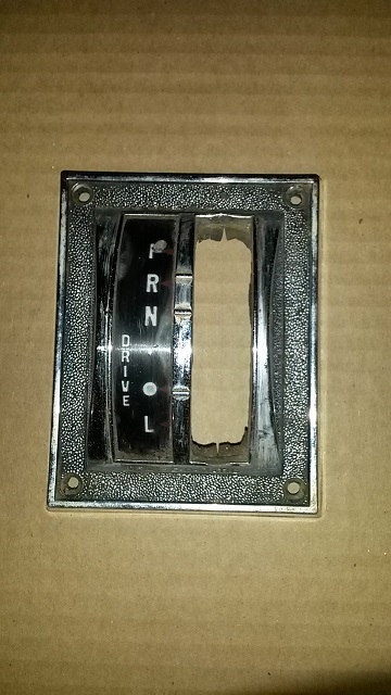 1964 - 1966 Mustang Automatic Shifter Bezel Non Console Ford