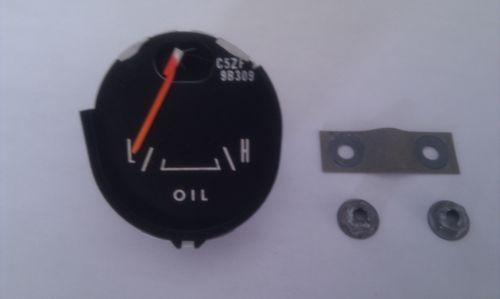 1965 GT 1966 Ford Mustang Deluxe Interior  Oil Pressure Gauge