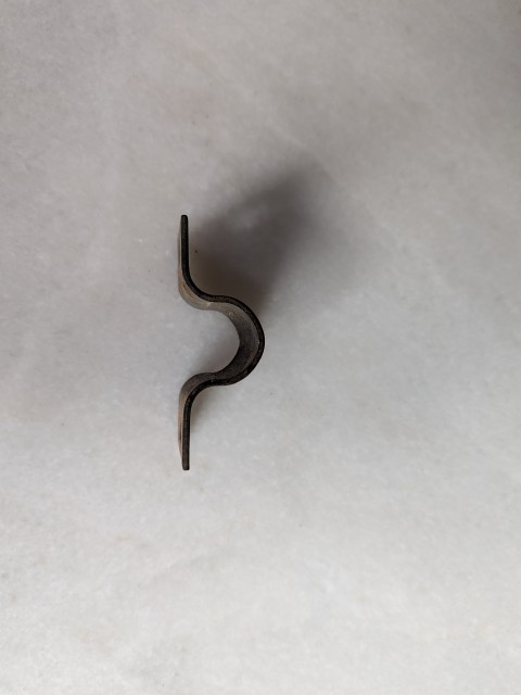 1965 1966 Mustang Fastback Deck Trunk Lid Torsion Rod Retainer Bracket Ford