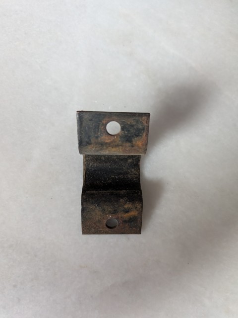 1965 1966 Mustang Fastback Deck Trunk Lid Torsion Rod Retainer Bracket Ford