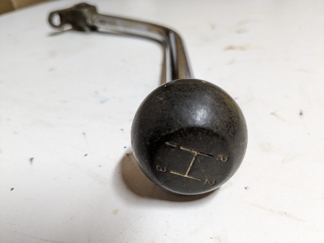 1964 1/2 1965 1966 1967 1968 Mustang 3 Speed Shifter Handle with Knob