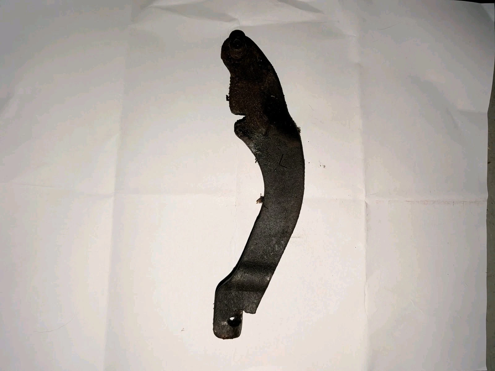1965 1966 1967 1968 1969 1970 Falcon Mustang Maverick Rear Parking Brake Cable Lever Arm 6 cyl 4 Lug LH With Pin & Clip