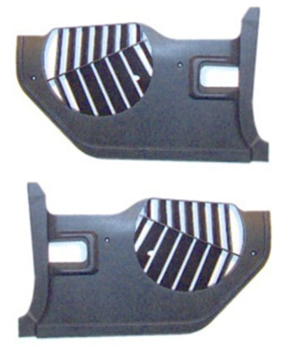 1969 1970 Mustang Kick Panel Pair Black - Best on the Market - USA - New