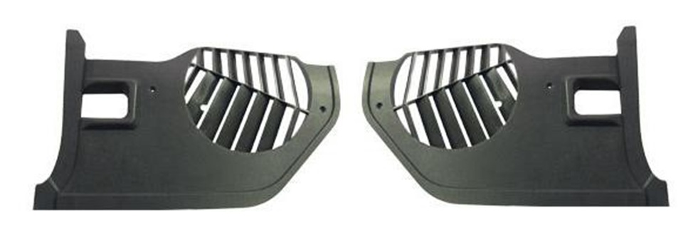 1969 1970 Mustang Kick Panel Pair Black - Best on the Market - USA - New