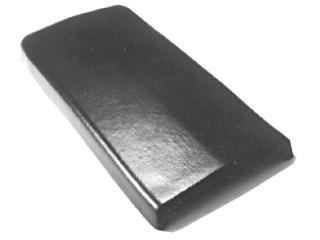 1969 1970 Mustang Console Arm Rest Pad Black