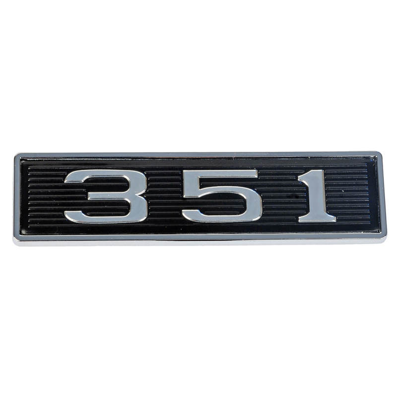 1969 1970 Mustang 351 Hood Scoop Emblem Plastic New