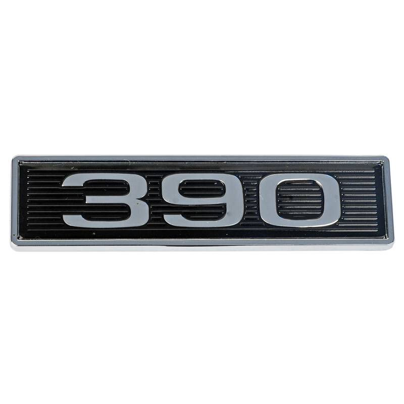 1969 1970 Mustang 390 Hood Scoop Emblem Plastic New