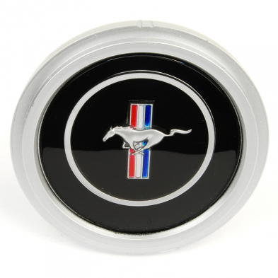 1970 1971 1972 1973 Mustang 3 Spoke Steering Wheel Emblem - Best on Market - New