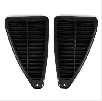 1970 - 1973 Mustang Cougar Door Jam Quarter Panel Vent Grille Pair