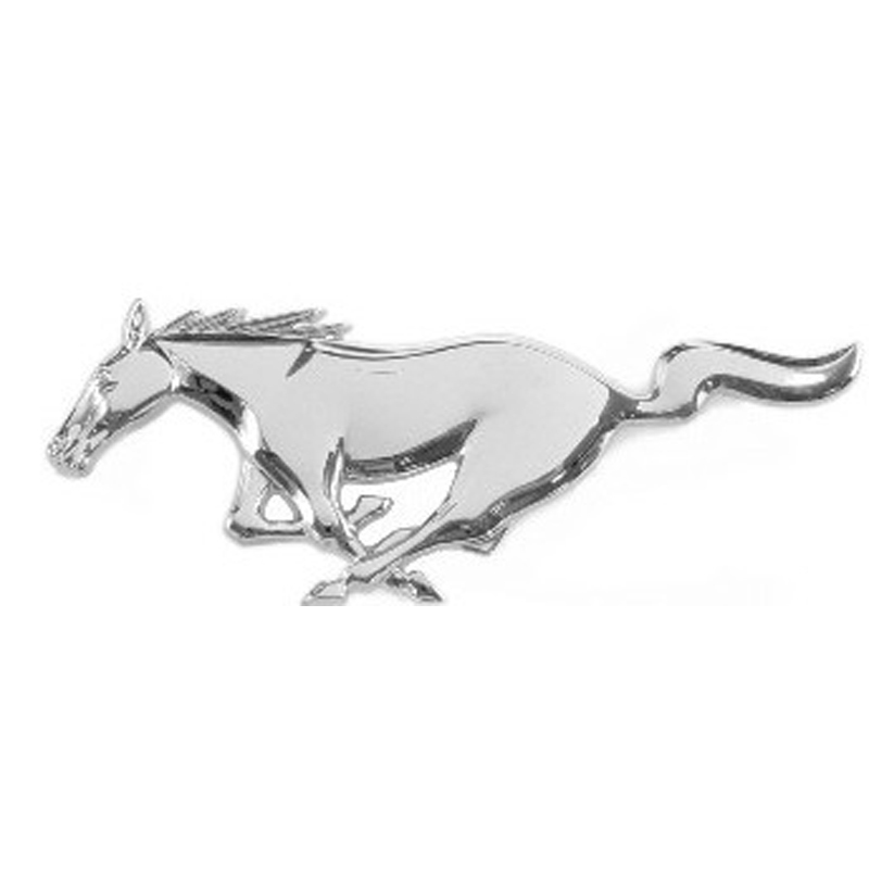 1971 1972 Mustang Standard Grille Horse Emblem Chrome Best on Market New
