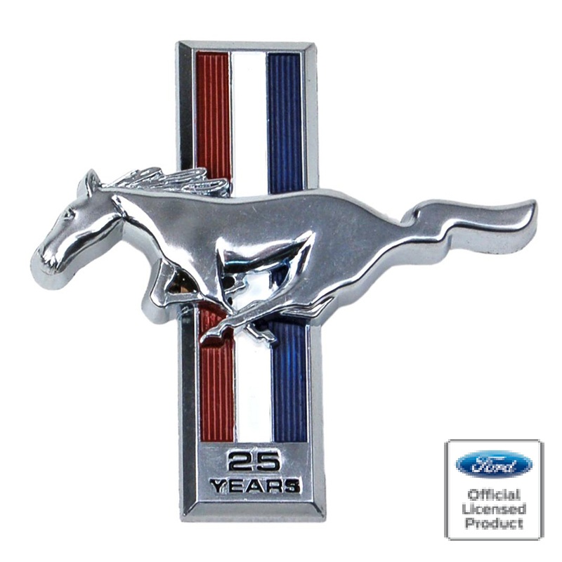 1989 1990 Mustang Dash Emblem Running Horse 25th Anniversary - Best on Market - New