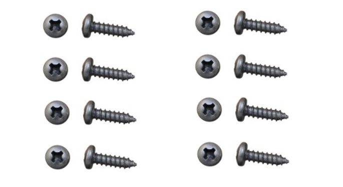 1964 1/2 1965 1966 Mustang Instrument Cluster Bezel Mounting Screw Kit 8 Pieces Best USA