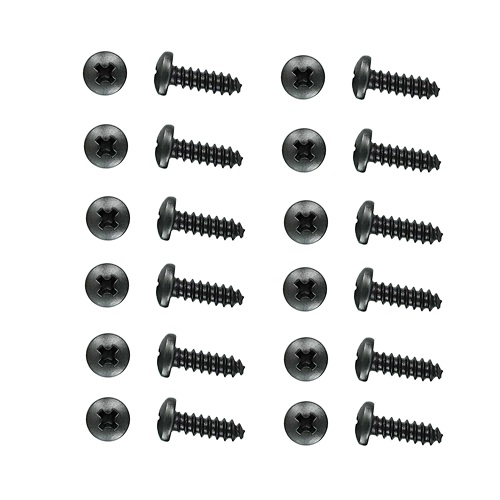 1969 1970 Mustang Fold down Trap Door Trim Panel Bracket Screw Kit 12 Pieces AMK USA