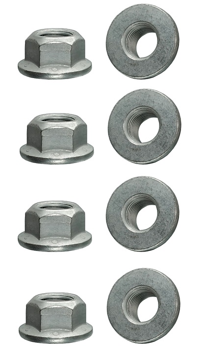 1965 1966 Falcon Fairlane Mustang Upper Control Arm Nut Set of 4 Best AMK USA New