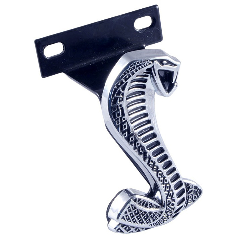 CLONE-1971 1972 Mustang Standard Grille Horse Emblem Chrome Best on Market New