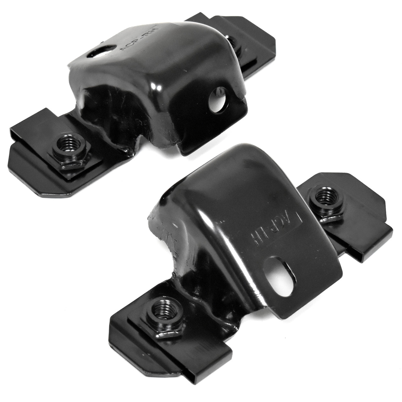 1971 1972 Ford Mustang Rear Bumper Bracket Pair - Best - New