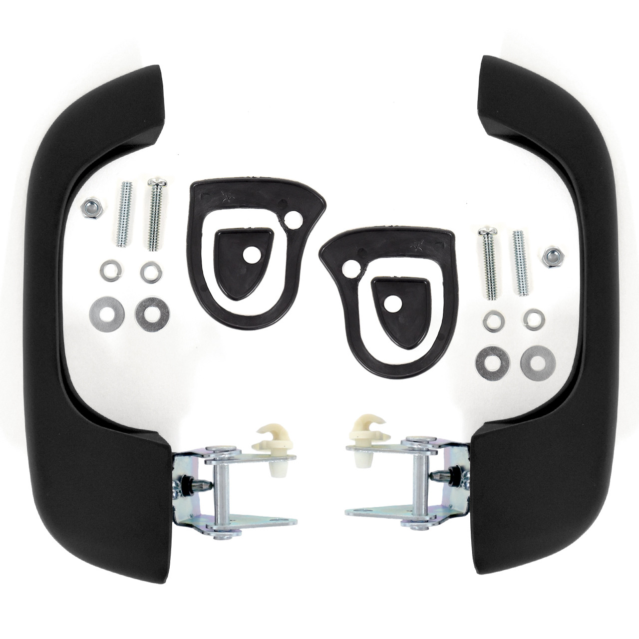 1967 1968 Cougar Mustang 1970-1977 Ford Maverick 1971-1977 Mercury Comet Outside Door Handle Assembly Black Pair