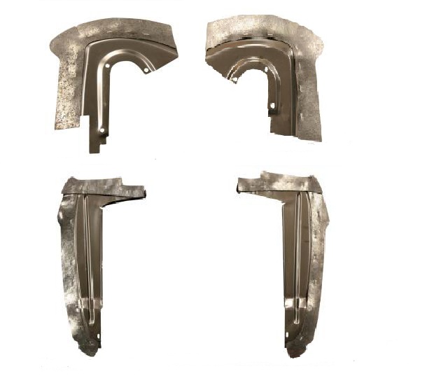 1964 1965 1966 Mustang Splash Guard Kit with Rubber - New