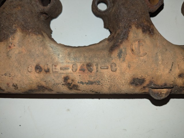 1965 1966 1967 1968 Mustang Exhaust Manifold V8 260 289 302 LH Side Ford