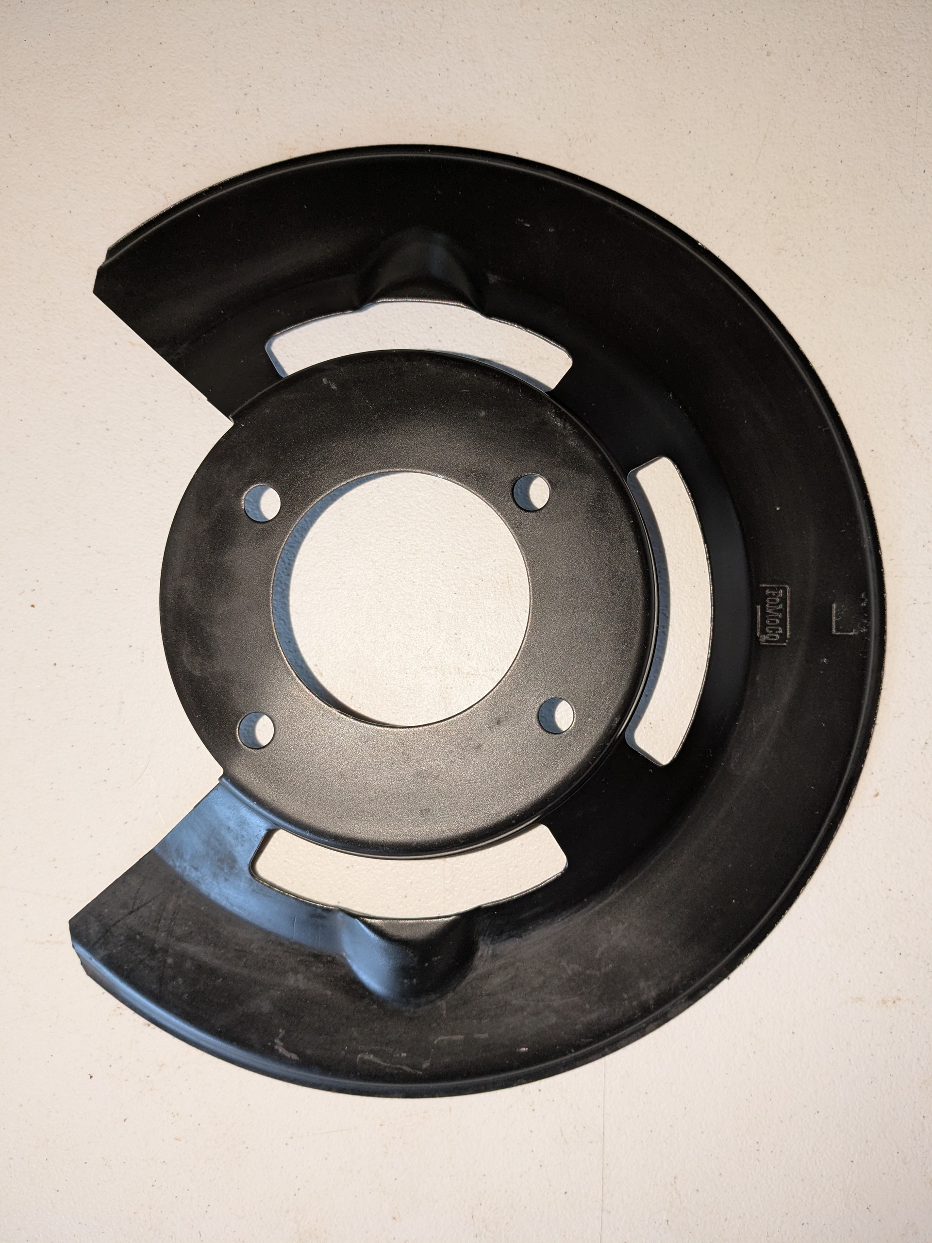1967 Cougar Fairlane Mustang Front Disc Brake Dust Shield Driver's LH Side Ford NOS