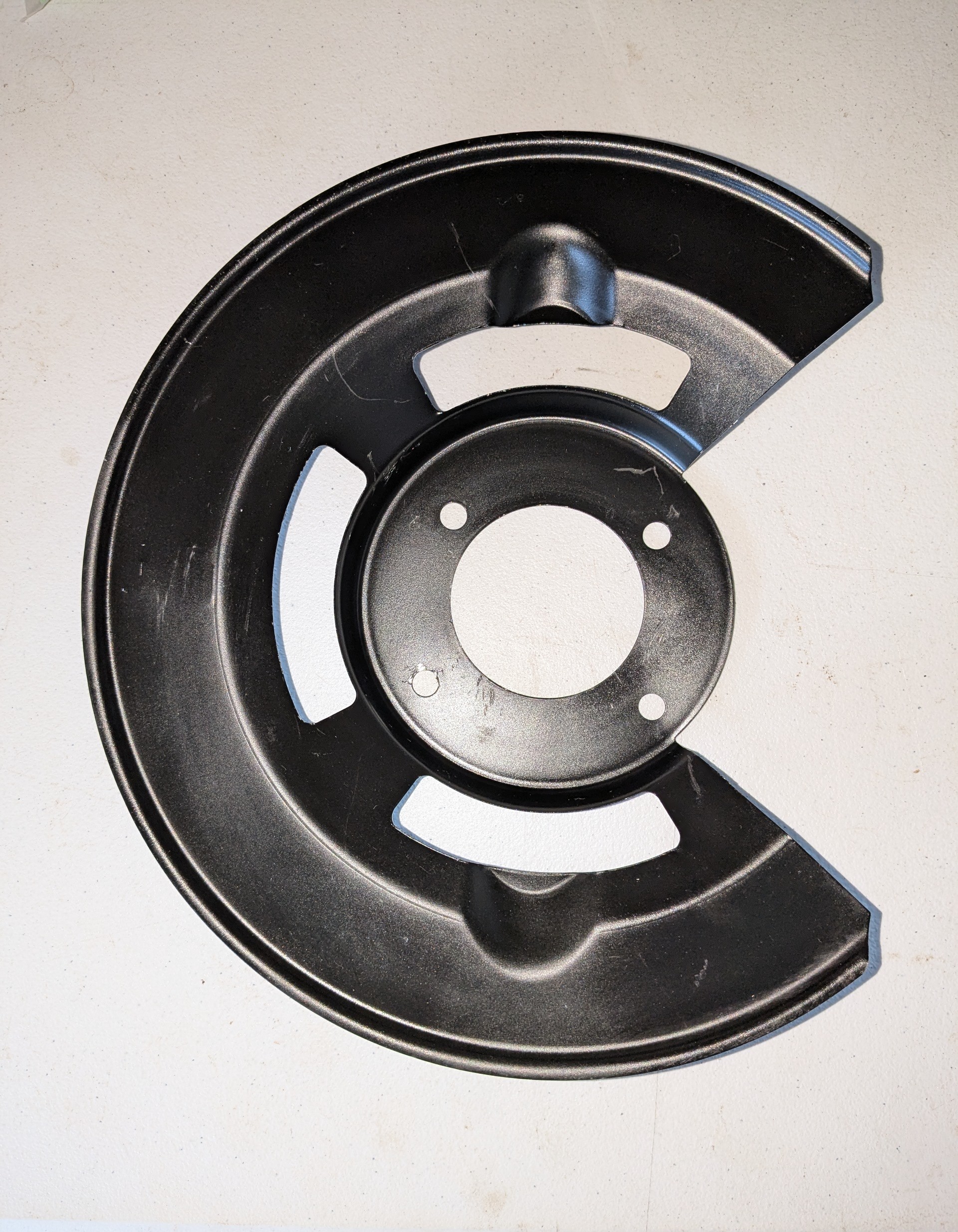 1967 Cougar Fairlane Mustang Front Disc Brake Dust Shield Driver's LH Side Ford NOS