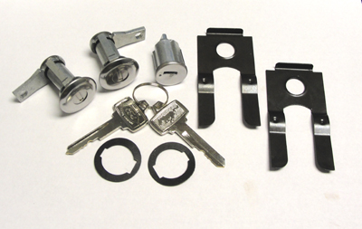 1964 1/2 1965 1966 Mustang Door & Ignition Lock Set with Pony Keys