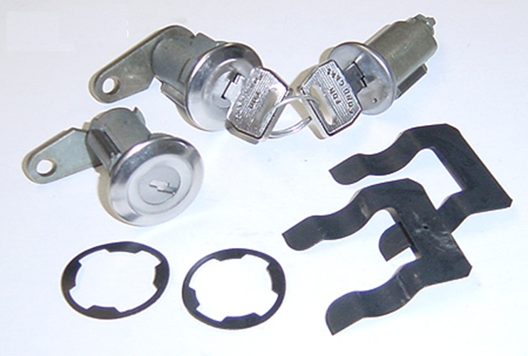 1967 1968 1969 Mustang Cougar Fairlane Falcon Thunderbird Truck Bronco Door & Ignition Lock Set