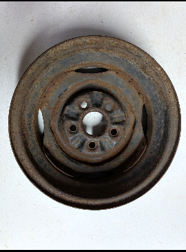 1964 1965 Mustang V8 Steel Wheel 5 Lug 13 Inch 13 x 4.5 Ford