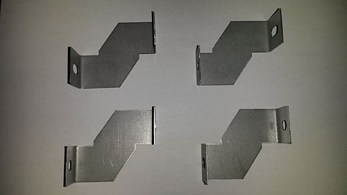 1965 1965 1966 Mustang 3 Core Radiator Shroud Bracket Set