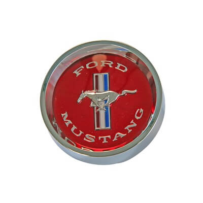 1964 1965 1966 Mustang Styled Steel Wheel Center Cap Red Best